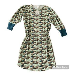 Kate Quinn Organics Women's 70s Clouds Dress, M Medium